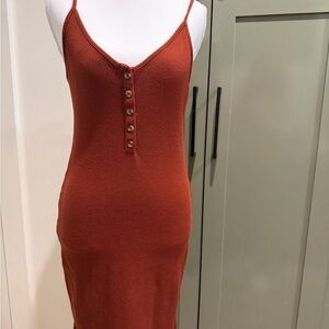 American Eagle  Button-Front Knit Dress